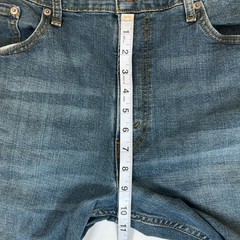 Levi’s Signature Men’s Jean 38/28 S51 Straight Blue Distressed - Picture 7 of 8